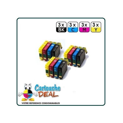 EPSON 18XL : Lot 12 cartouches compatible pour Expression Home XP305 XP312 XP315 XP402 XP405 XP415 XP422 XP425 - T1816