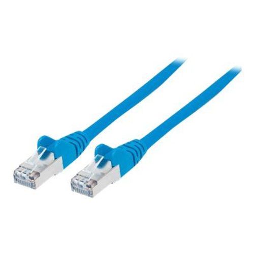 Intellinet Network Patch Cable, Cat6, 10m, Blue, Copper, S/FTP, LSOH / LSZH, PVC, RJ45, Gold Plated Contacts, Snagless, Booted, Lifetime Warranty, Polybag - Cordon de raccordement - RJ-45 (M)...