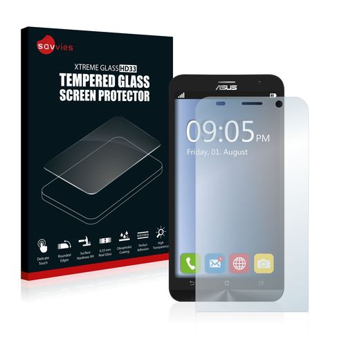 Savvies® Hd33 Protecteur D'écran En Verre Trempé Pour Asus Zenfone 2 Ze551ml