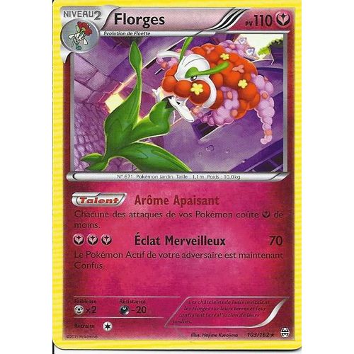 Florges Rare 103/162 Série Impulsion Turbo