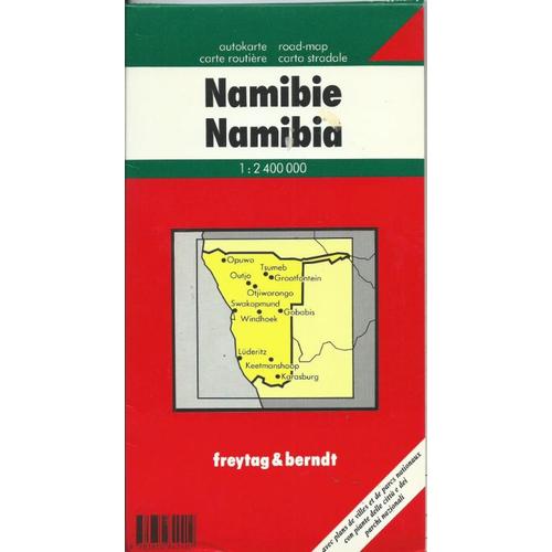 Carte Routiere Namibie 1 24000000