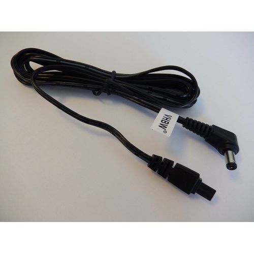 vhbw Câble d'alimentation compatible avec Panasonic HDC-SD20, HDC-SD200, HDC-SD300, HDC-SD700, HDC-SD707 caméscope, caméra - 100 cm, noir