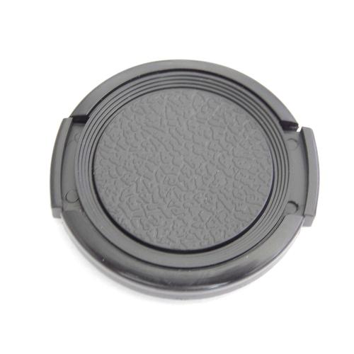 vhbw Bouchon d'objectif universel 39 mm pour appareil photo, reflex numérique - plastique, noir, avec ouverture latérale