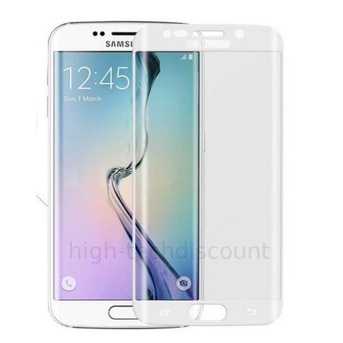 Film De Protection Vitre Verre Trempé Incurvé Intégral Pour Samsung G928f Galaxy S6 Edge Plus - Blanc