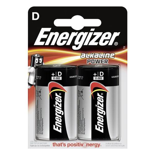 ENERGIZER Lot de 12 Blisters de 2 Piles Alcaline Power LR20 D