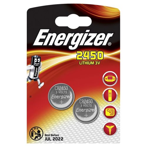 ENERGIZER Lot de 3 Blisters de 2 Pile Lithium CR 2450