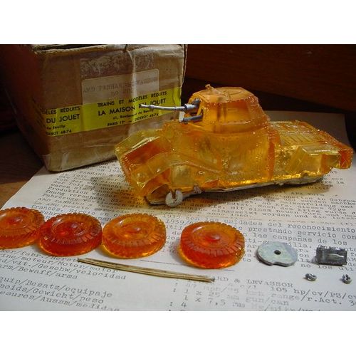 Ms Tank Kit Vintage Ww2 Amd Panhard 178 Kit Resine 1:35eme-Ms Tank