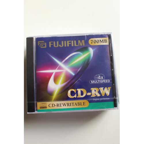 CD-RW Fujifilm 700 MB CD Rewritable 4X-12X