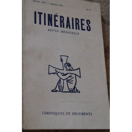 Itinéraires N°209 : Gustave Corçao, Joseph Saliou, Thomas Molnar, Gustave Thibon, Jacques Perret, ..
