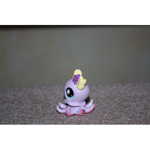 Figurine Littlest Pet Shop Hasbro - Pieuvre Numéro 862 - Occasion
