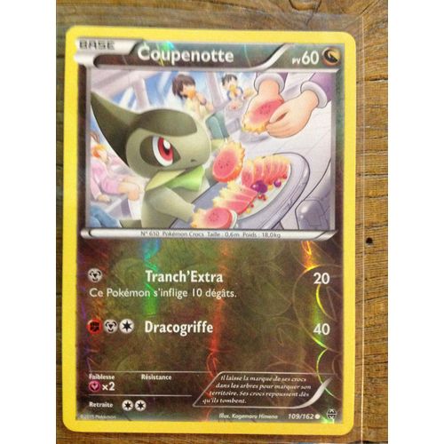 Coupenotte Reverse 109/162 Xy Impulsion Turbo