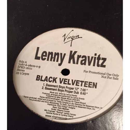 Black Velveteen - Uk Virgin 1999 Pr