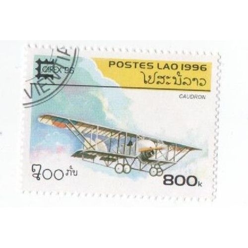 Timbre Laos Lao 1996 Avion Avions 800k