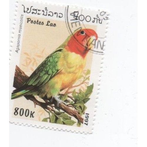 Timbre Laos Lao Oiseaux Oiseau 800k