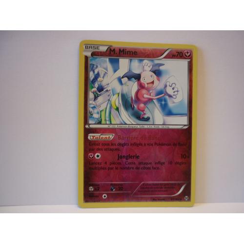 Carte Pokemon Francaise Impulsion Turbo M.Mime Reverse 97/162