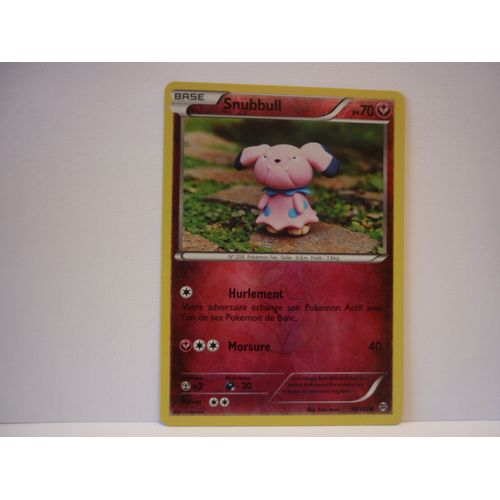 Carte Pokemon Francaise Impulsion Turbo Snubbull Reverse 98/162