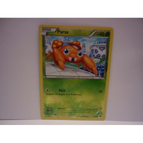 Carte Pokemon Francaise Impulsion Turbo Paras Reverse 1/162