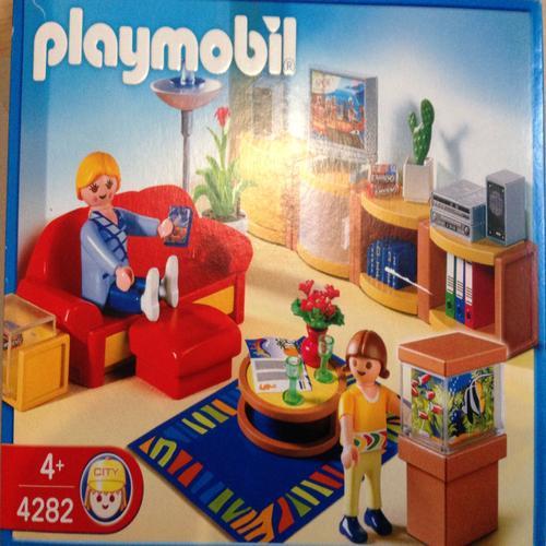 Playmobil - 4282 - Salle de séjour / Salon moderne de la maison