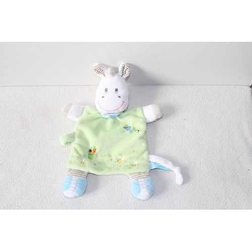 Doudou Plat Âne Cheval Zèbre Bébérêve Casino