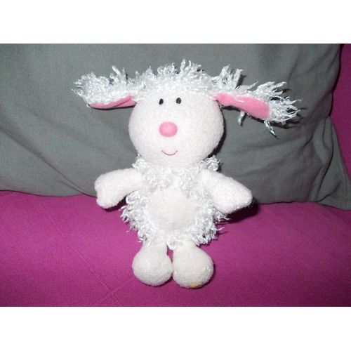 Doudou Petit Mouton Rose Luminou