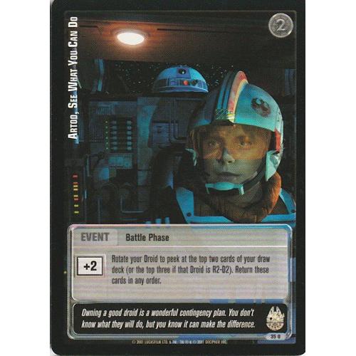 Carte Trading Cards Game Jedi Knights - N° 35 U