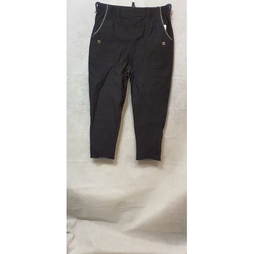 Pantacourt Noir Femme Jst Formy Paris Taille 38