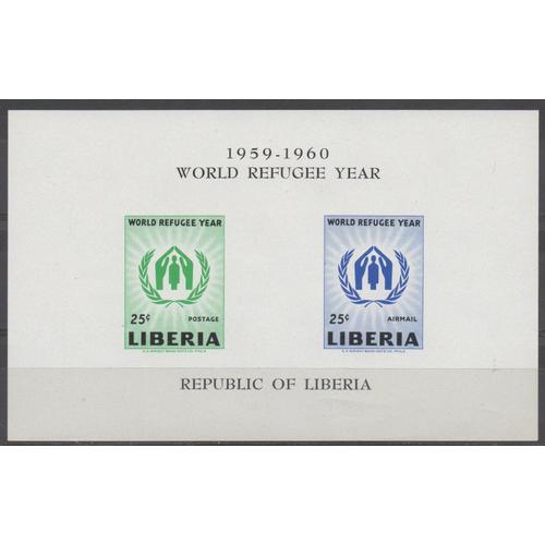 Liberia Année Mondiale Du Réfugié 1960