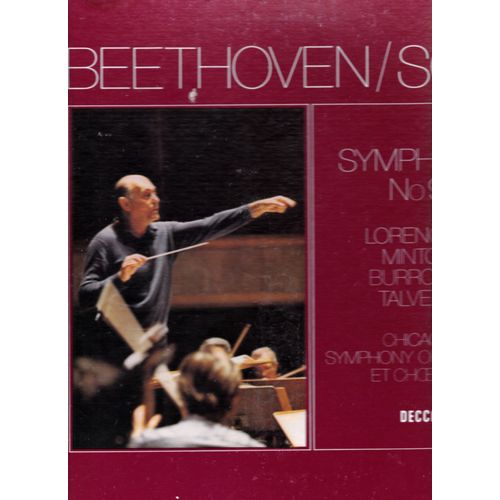 Symphonie N° 9 En Ré Mineur, Op.125  Coffret 2 Disques Feuilllet  Texte En Français