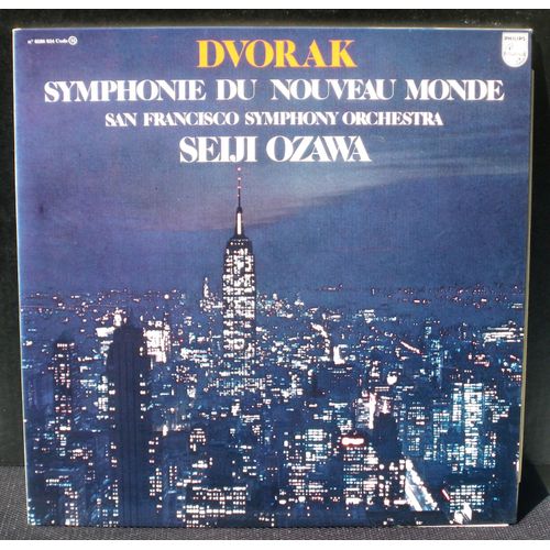 Dvorak Symphonie 9 Ozawa + Catalogue Classique Philips 1976 Lp Ex, Cv Nm