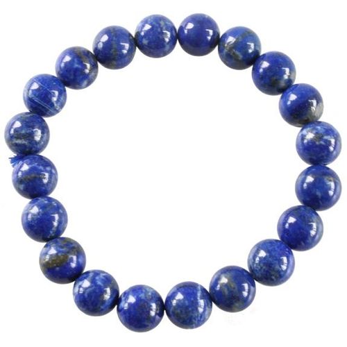Bracelet Perles Rondes Lapis Lazuli - 10 Mm