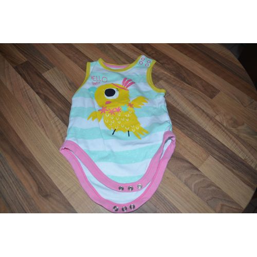 Body Fille Earlydays 9-12 Mois Sans Manches