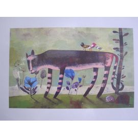 Lithographie Couleurs, Vanessa Hié Signée (Auteur Illustrateur)