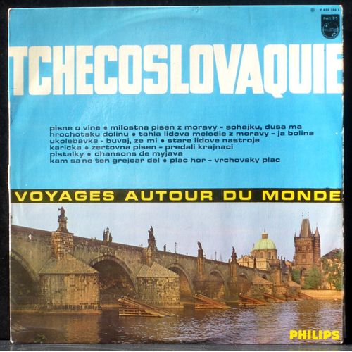 Voyages Autour Du Monde : Tchecoslovaquie Philips 633 324 Lp & Cv Vg++