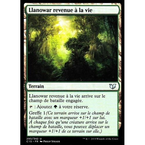 Llanowar Revenue À La Vie - Commander 2015 - U - 