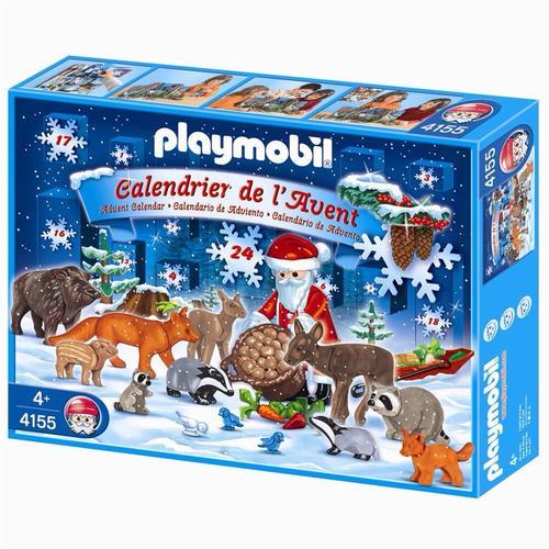 Playmobil Christmas 4155 - Calendrier De L'avent Noël En Forêt