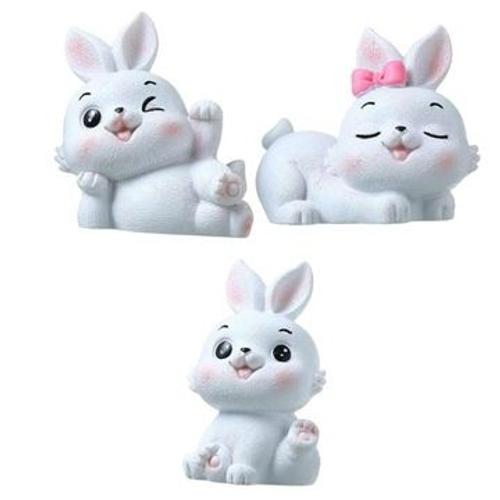 Statue De Lapin Petite Figurine De Lapin Animal En R¿¿Sine Wj5270