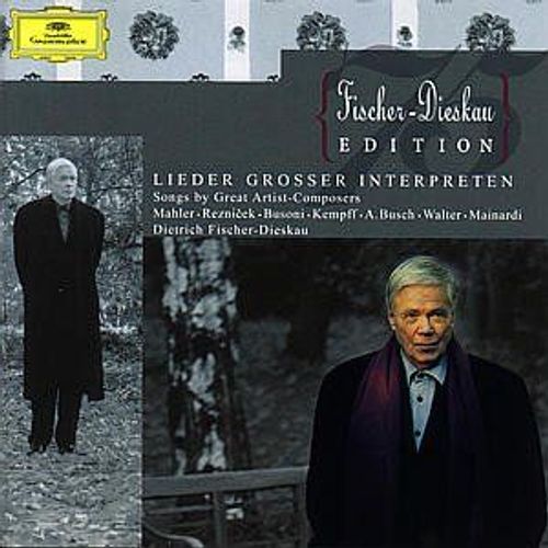 Lieder De Mahler, Busoni, Kempf, Busch, Walter, Bainardi Fischer-Dieskau, Bar.