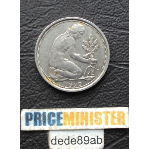 Allemagne.. 50 Pfennig 1990 (Lettre A)