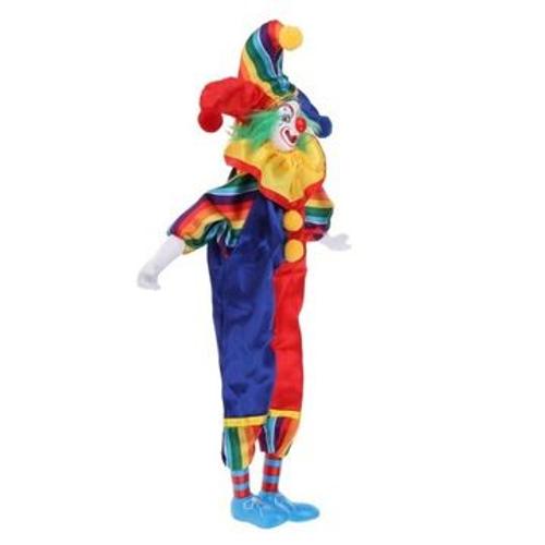 Prettyia Funny Clown Porcelaine Joker Poup¿¿E Souriante Wj5489
