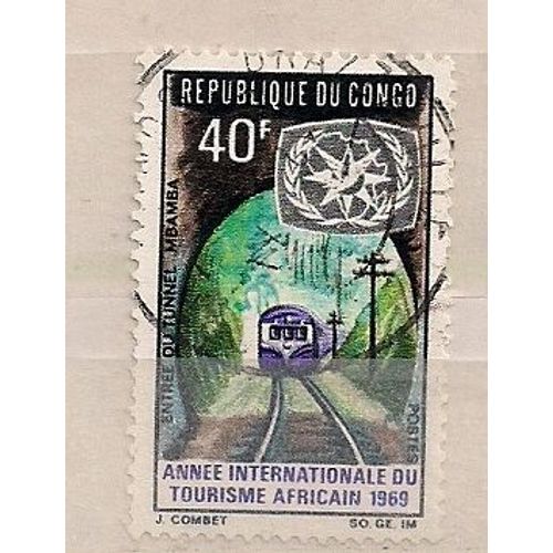Congo - 1 Timbre Oblitéré- Année Internationale Du Tourisme Africain