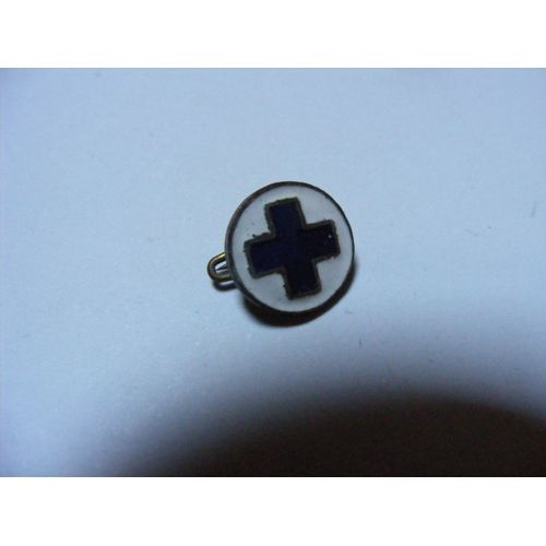 Broche Croix Bleu