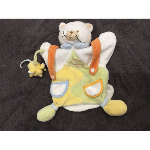 Chat Marionnette Avec Souris Doudou Et Compagnie