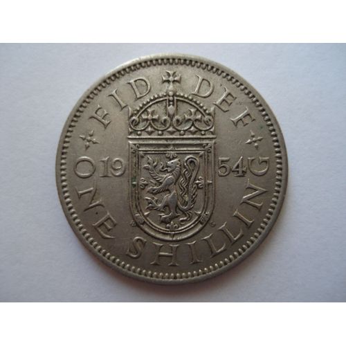 Grande Bretagne 1 Shilling 1954
