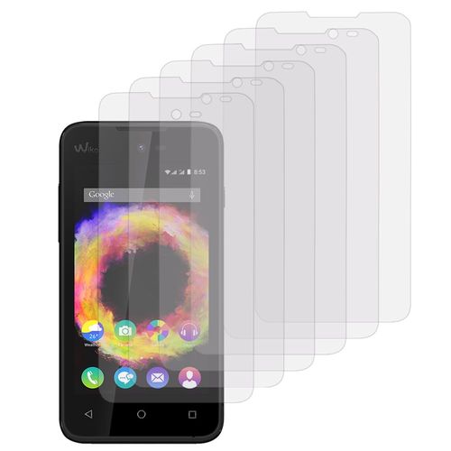 Lot / Pack De 6 Films Pour Wiko Sunset 2 Protection D'écran Clear Transparent