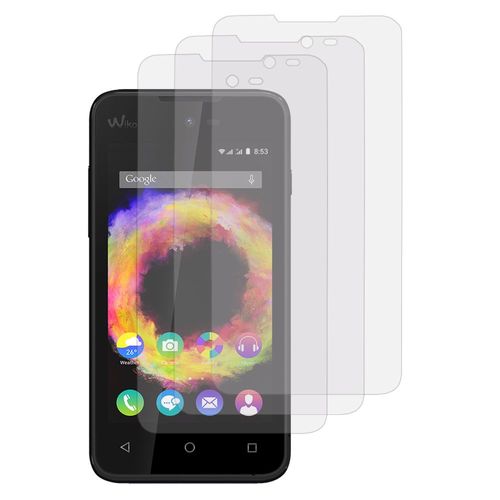 Lot / Pack De 3 Films Pour Wiko Sunset 2 Protection D'écran Clear Transparent