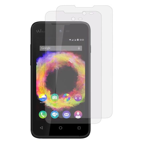 Lot / Pack De 2 Films Pour Wiko Sunset 2 Protection D'écran Clear Transparent
