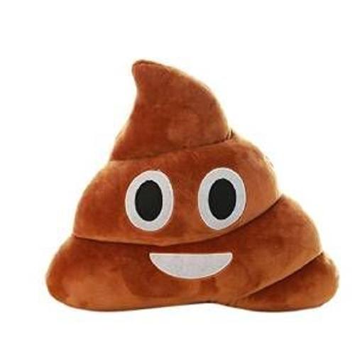 Peluche Emoji Caca Pillow Poo Original Cadeau Qualité Premium