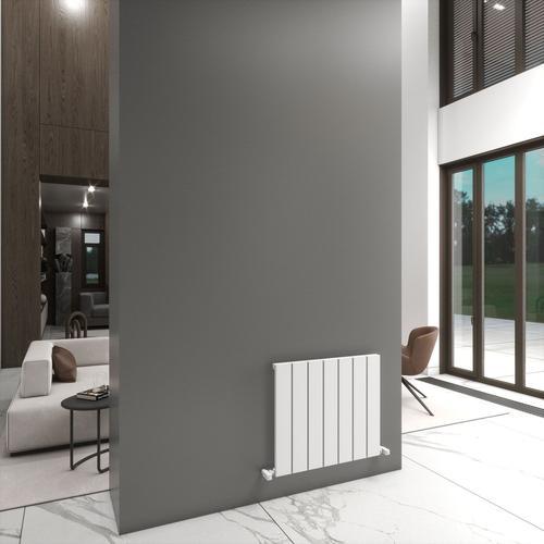 Carisa Angers Radiateur Horizontal - Eco-énergétique, Design Moderne, Blanc, 60 x 69,5 cm