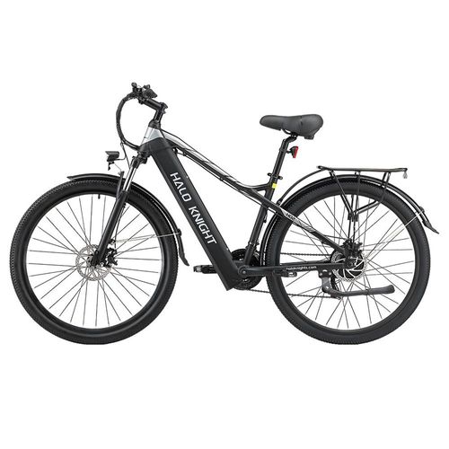 Halo Knight H02 Vélo Électrique , Moteur Sans Balais 750 W, Batterie 48 V 16 Ah, Pneus 29 X 2,1 Pouces, Vitesse Maximale De 50 Km/H, Shimano 21 Vitesses, Frein À Disque Mécanique – Noir