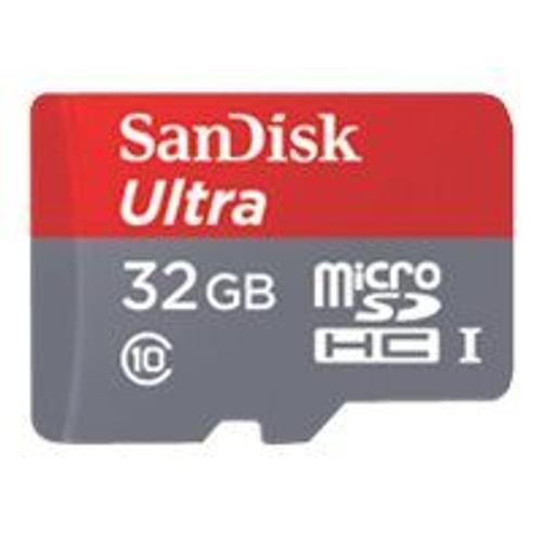 SanDisk Ultra microSDHC 32Go UHS-I carte mémoire pour tablette